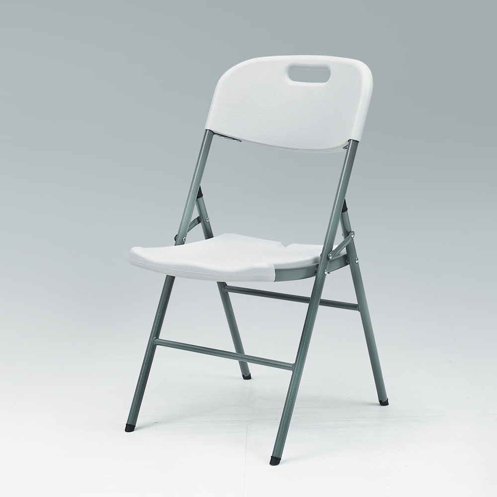 라메종하우스 캠선생 아웃탑 브로몰딩 접이식 의자 화이트의자 회의용의자